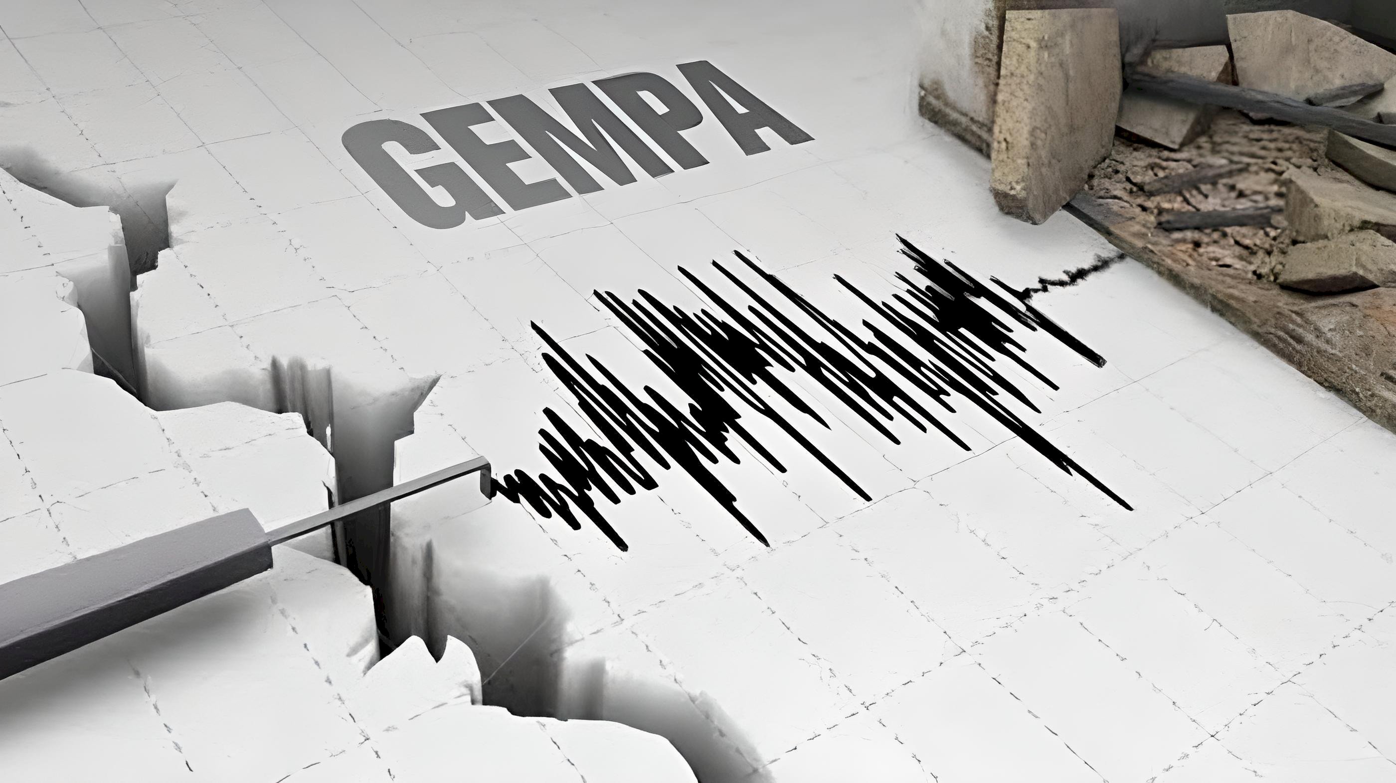 41 Kali Gempa Susulan Mengguncang DIY dan Ditinggalkan Beberapa Kerusakan. Gambar : ilustrasi